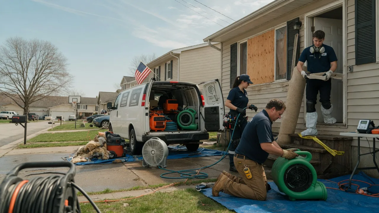 Water Damage Restoration in Covington, OK near me